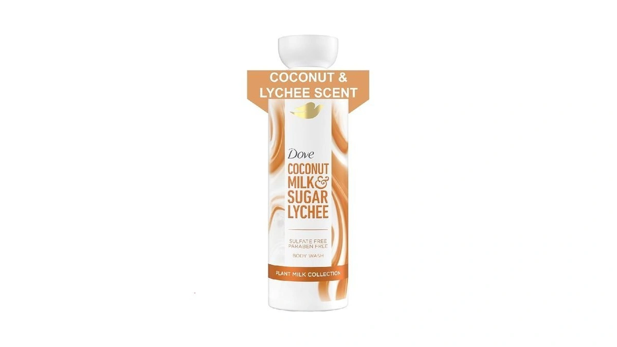 Dove Plant Milk Cleansing Body Wash Coconut & Lychee For