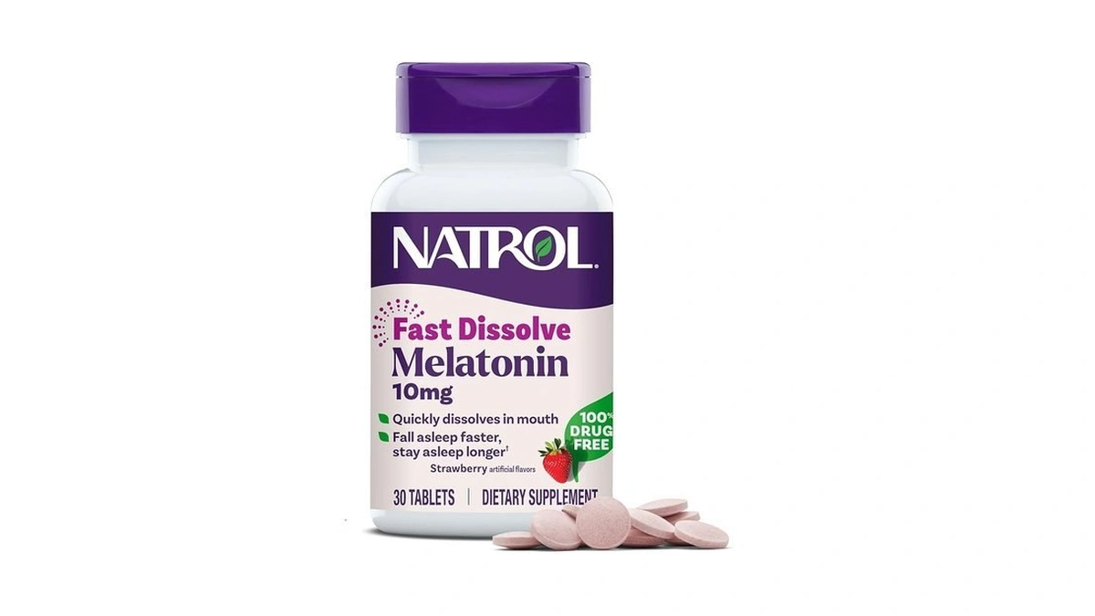 Natrol Melatonin 10mg Fast Dissolve Tablets - Strawberry Flavor, 30