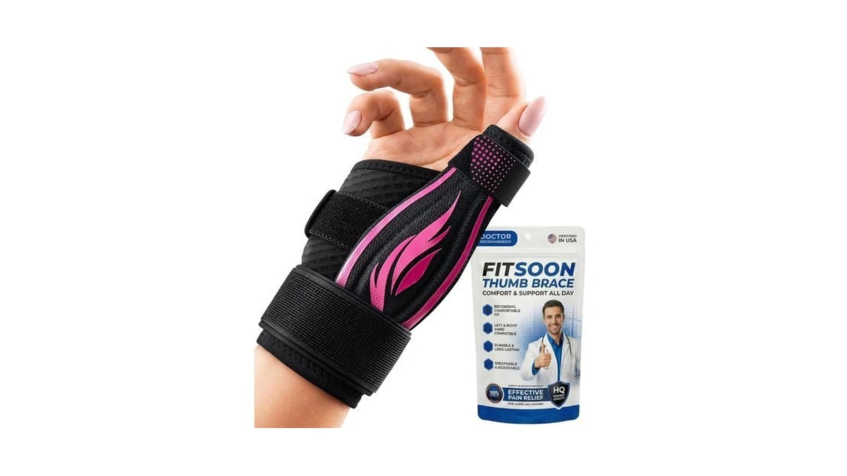 Fitsoon Thumb Support Brace | Upgraded Thumb Spica Splint Stabilizer