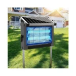 Solar Bug Zapper Outdoor, 4500v Rechargeable Waterproof Mosquito Killer With