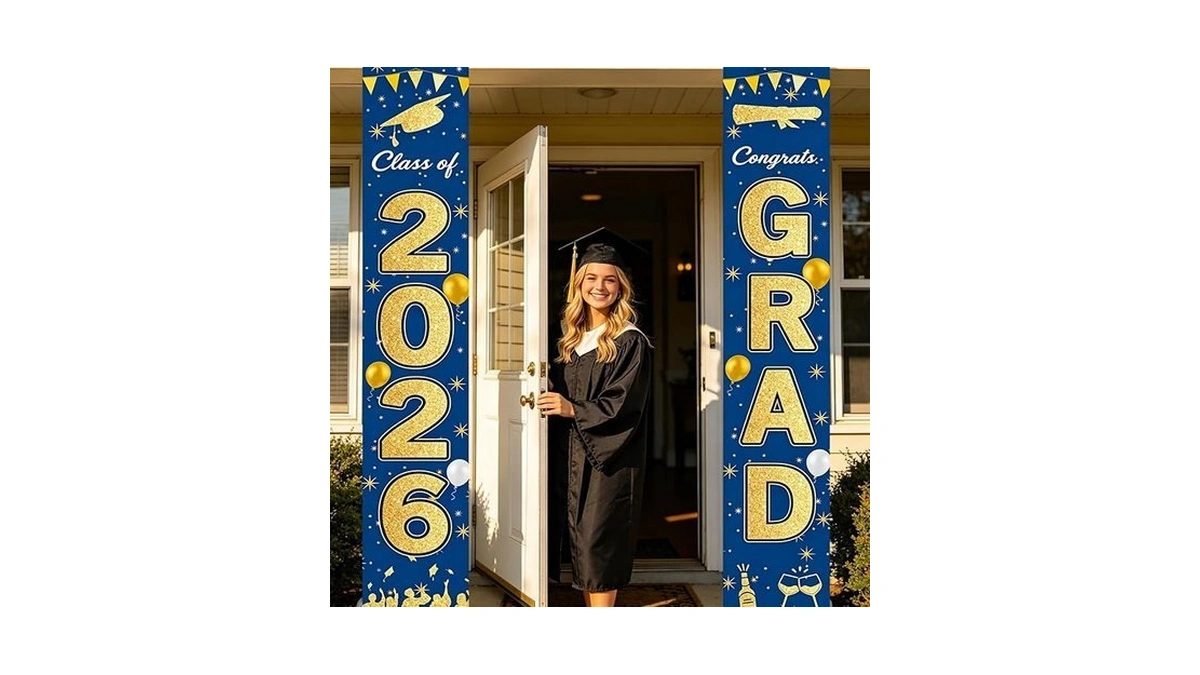 Oeyliz Graduation Decorations 2026 Graduation Banner Class Of 2026 Congrats