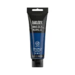 Liquitex Basics Acrylic Paint, 118ml (4-oz) Tube, Phthalocyanine Blue