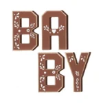 Threehoney 4 Pcs Cielito Lindo Baby Shower Decorations Wooden 3d