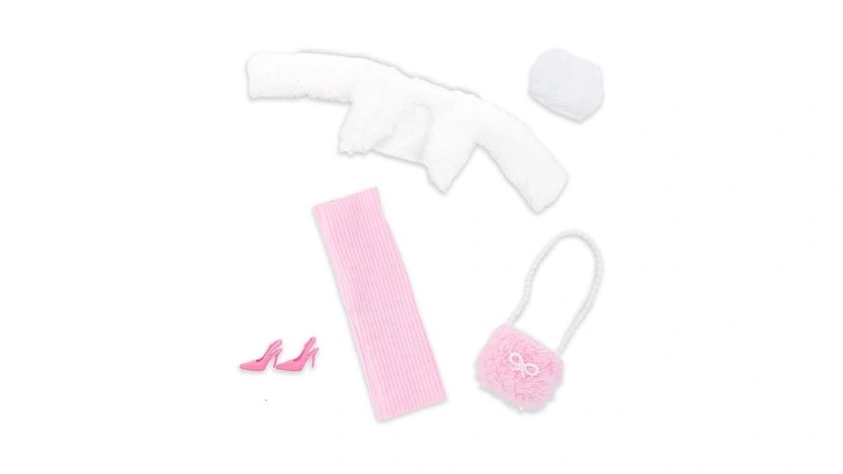 Bjmowin 1 Set Doll Clothes And Accessories Including White Coat