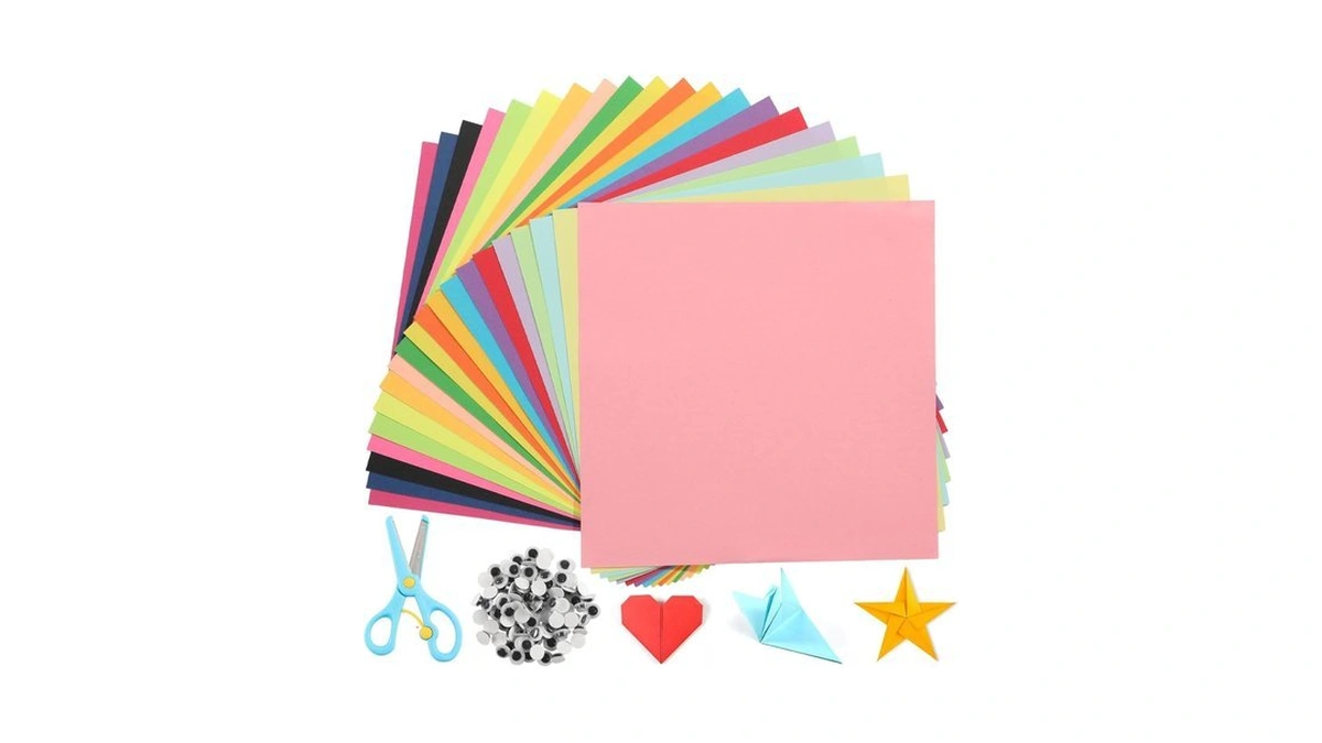 Prudiut Colored Origami Paper Set 300 Sheets 6x6 Inches 20