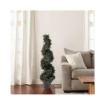 Artificial Tree - 4ft Spiral Cypress Topiary Tree With Pot