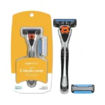 Amazon Basics 5-blade Motionsphere Razor For Men With Dual Lubrication