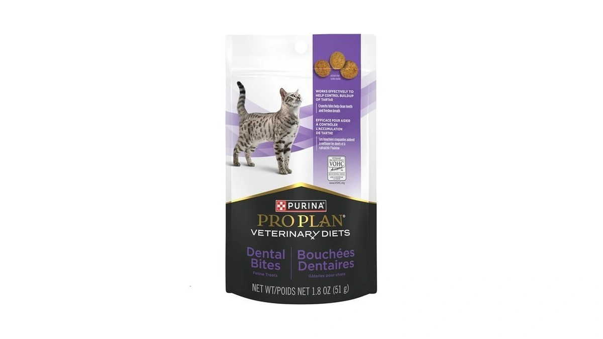 Purina Pro Plan Veterinary Diets Dental Bites Cat Treats -