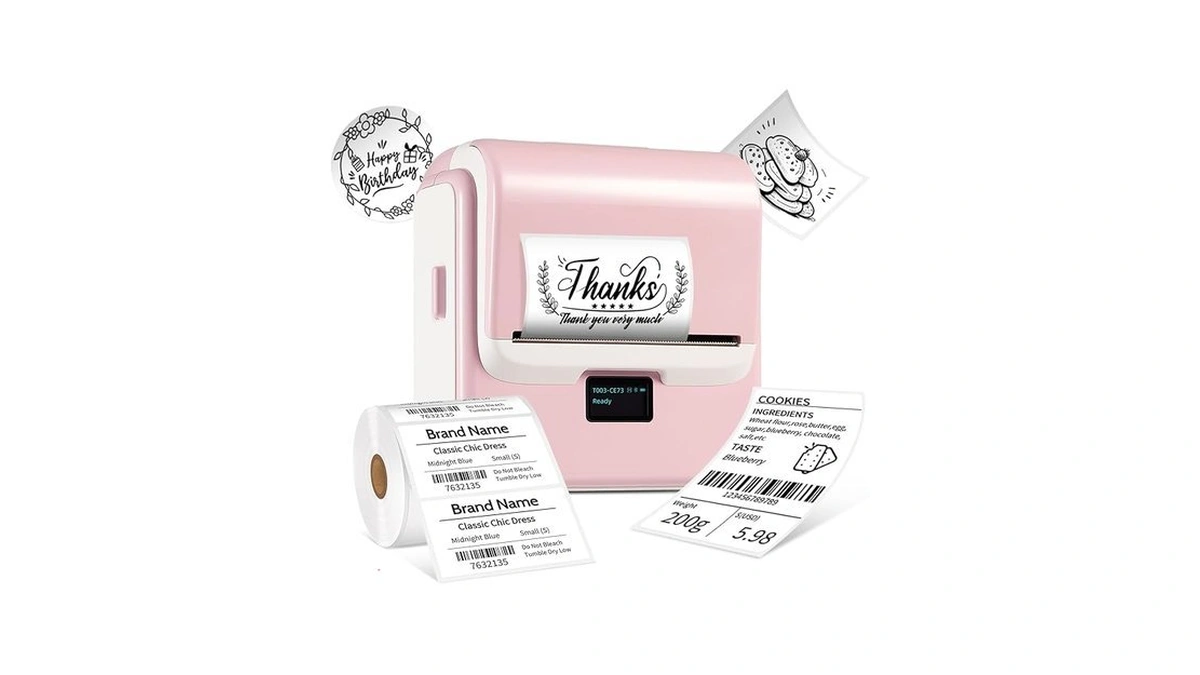 Orgsta Label Maker Machine With Tape, T003 Thermal Label Maker,