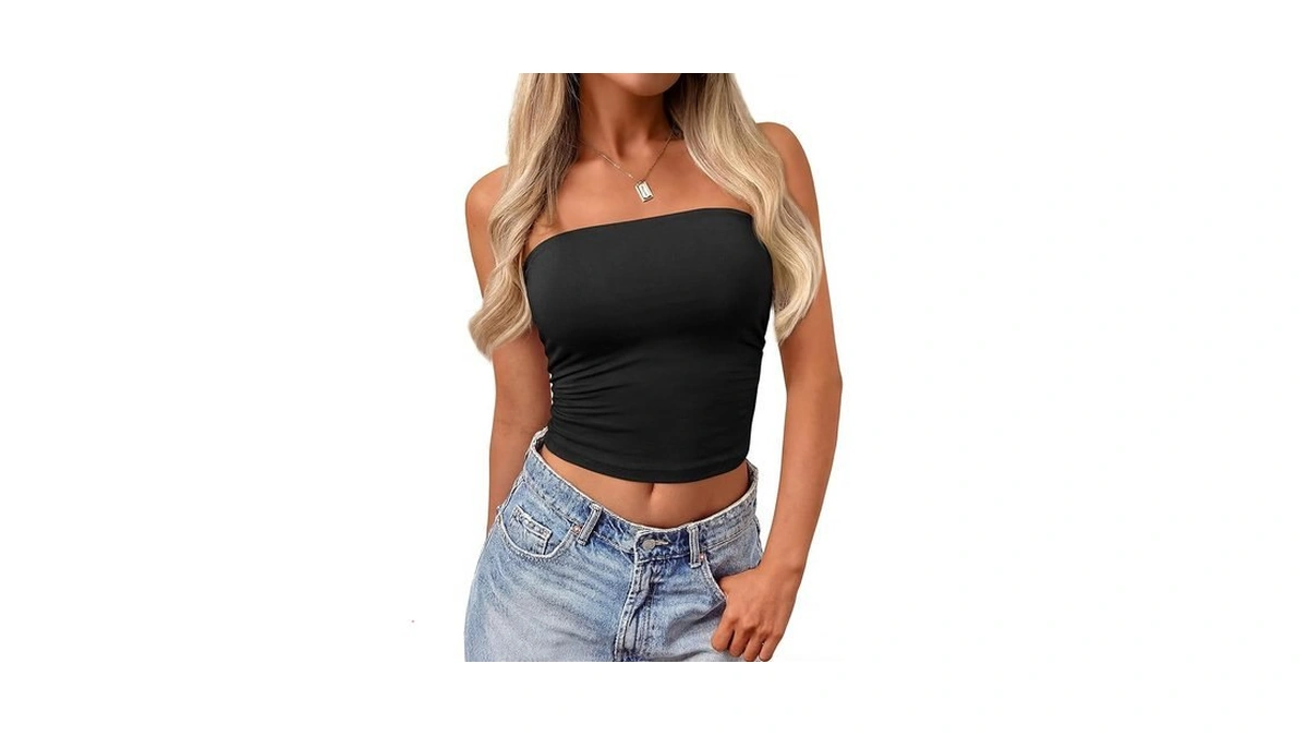 Prettygarden Womens Tube Top 2026 Summer Going Out Tops Strapless