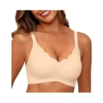 Shijiali Jelly Bras For Women Scalloped Push Up Full Coverage