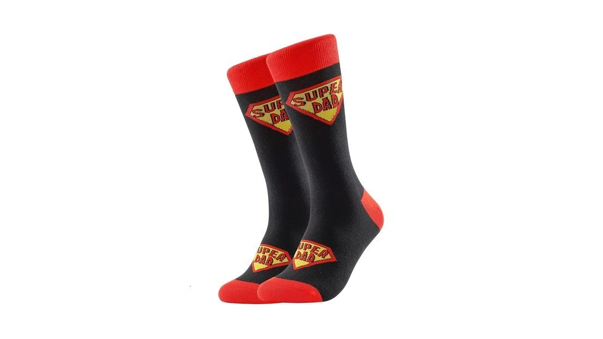 Bonangel Men's Novelty Socks, Cotton Crew Funny Socks, Father's Day