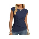 Grace Karin Womens 2026 Spring Short Sleeve Tops, Dressy Casual