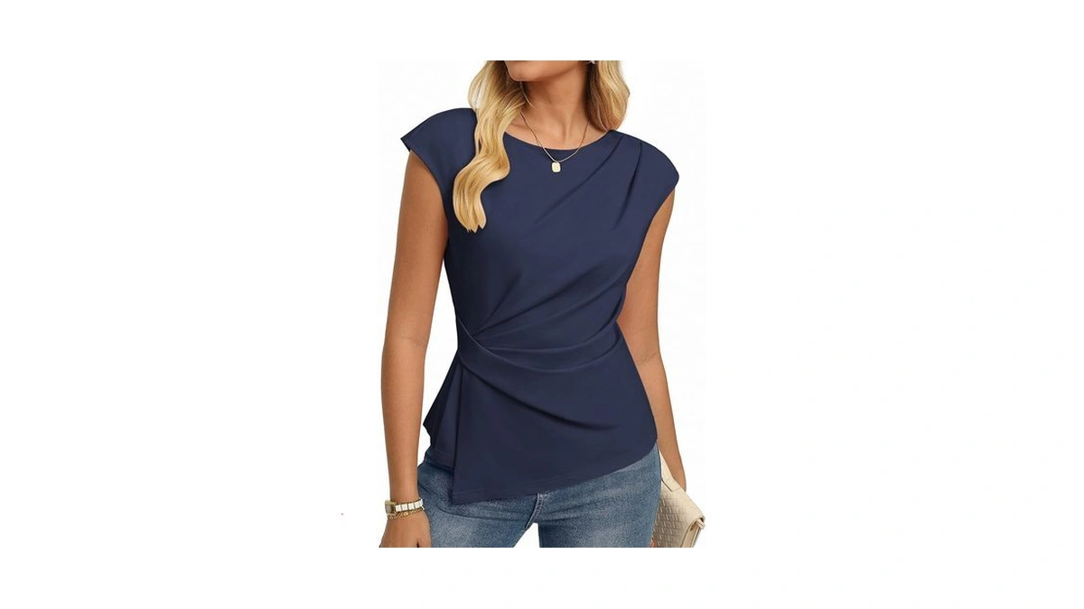 Grace Karin Womens 2026 Spring Short Sleeve Tops, Dressy Casual