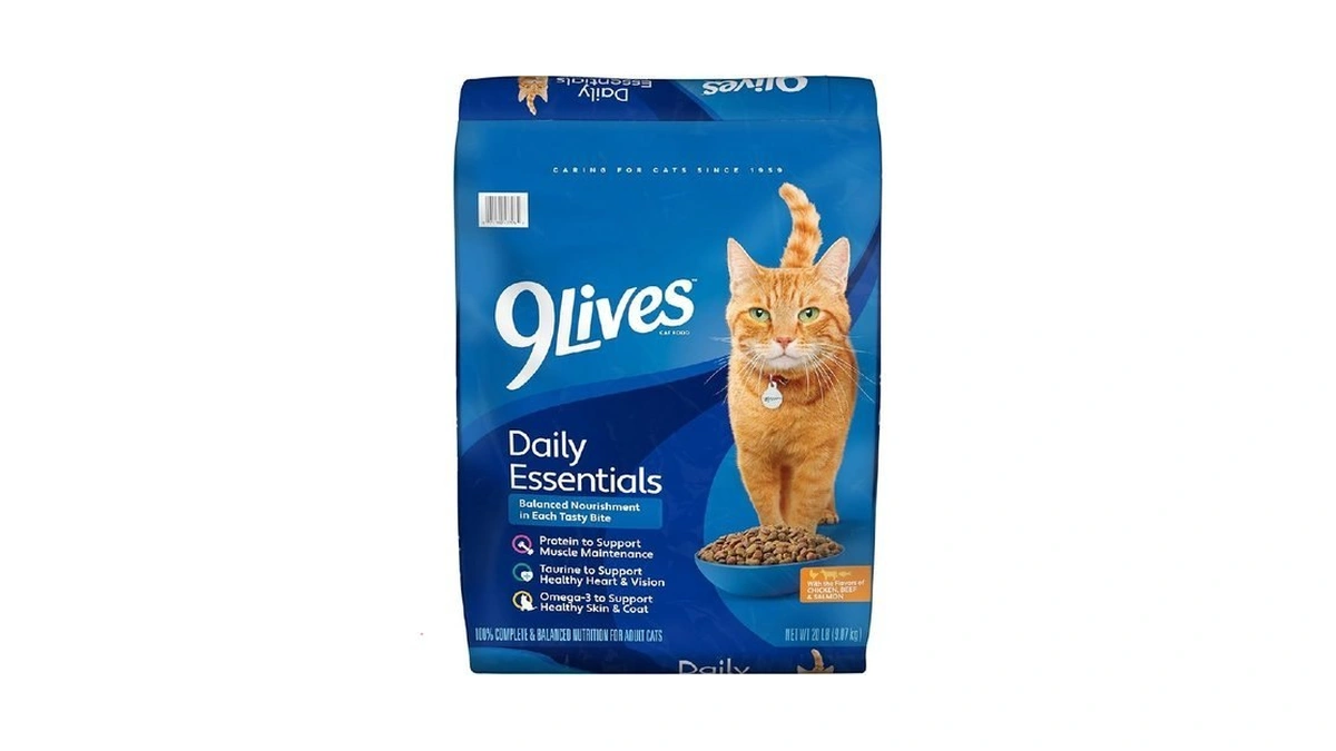 9lives Daily Essentials Dry Cat Food, 20 Pound Bag