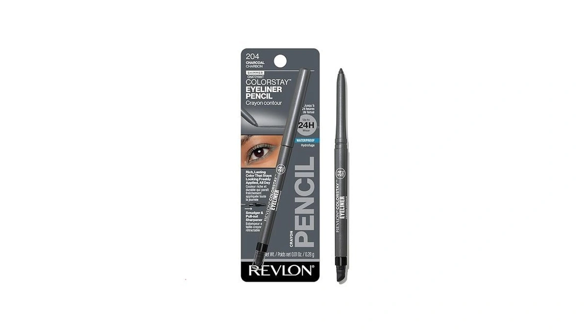 Revlon Colorstay Pencil Waterproof Eyeliner, Smudge-proof, Eye Makeup With Built-in