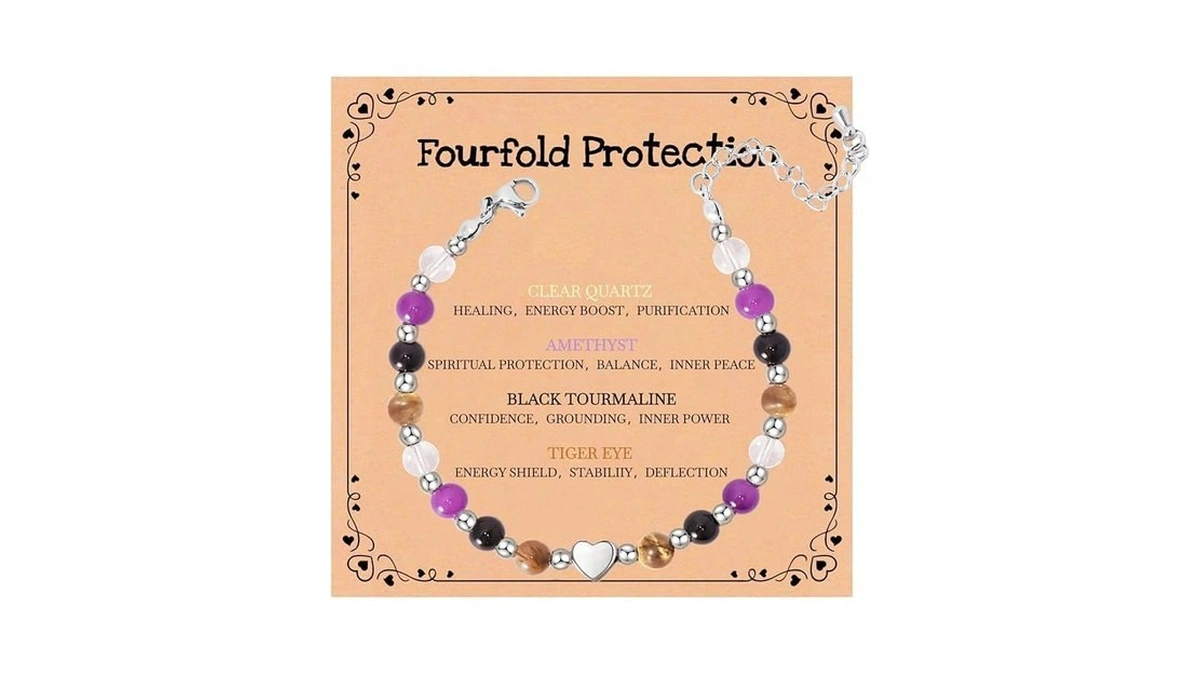Women's Natural Crystal Protection Bracelet - Anxiety Relief Good Luck