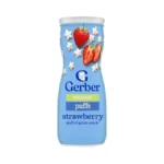 Gerber Stage 3 Baby Snacks, Organic Strawberry Puffs, Grain Snack,