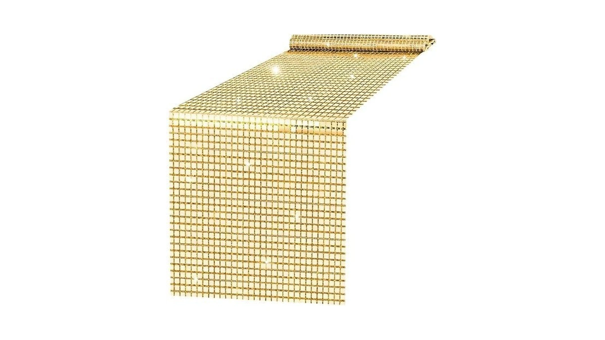 Easy Home Sequin Disco Table Runner Glitter For Wedding Birthday