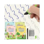 Peasug Grooved Writing Books For Kids 3-5, Magic Grooved Writing