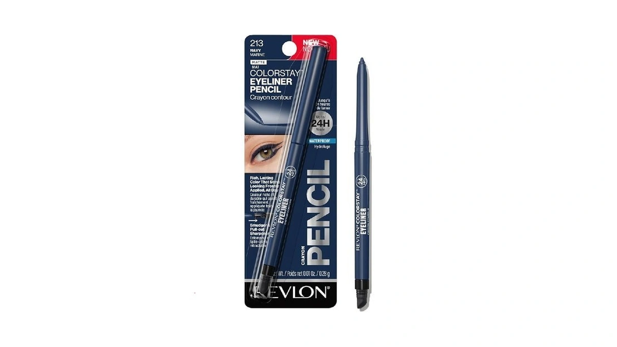Revlon Colorstay Pencil Waterproof Eyeliner, Smudge-proof, Eye Makeup With Built-in