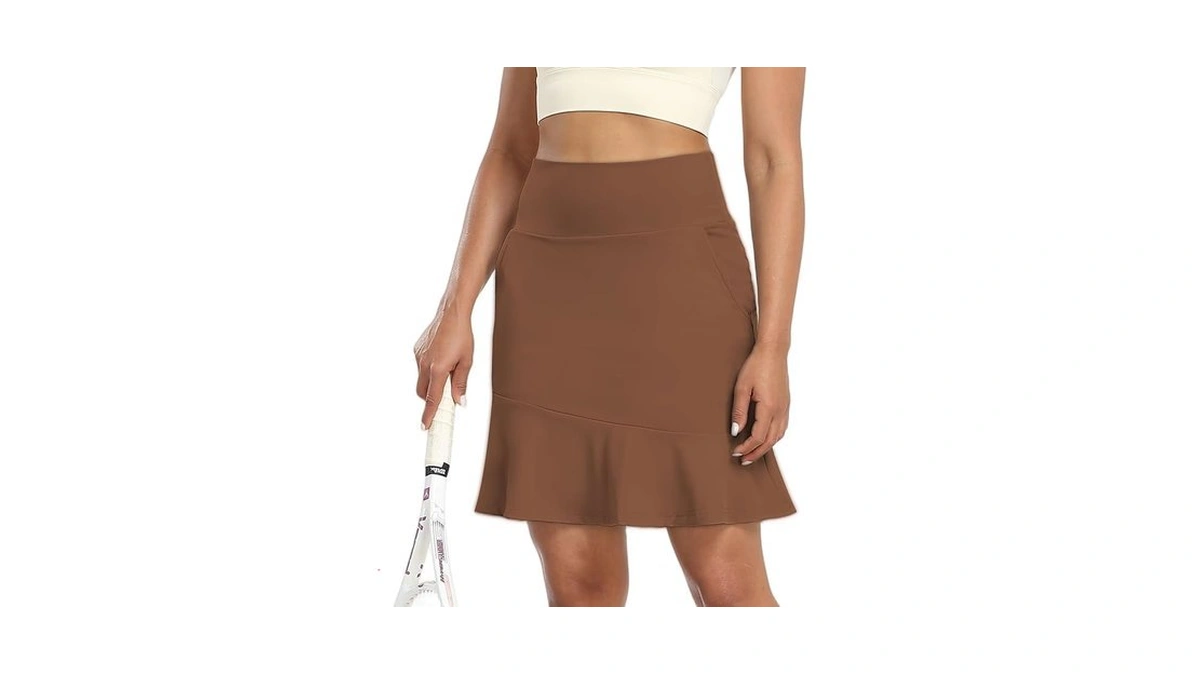 Afurdel Women's Active Performance Skort Lightweight Skirt For Running Tennis