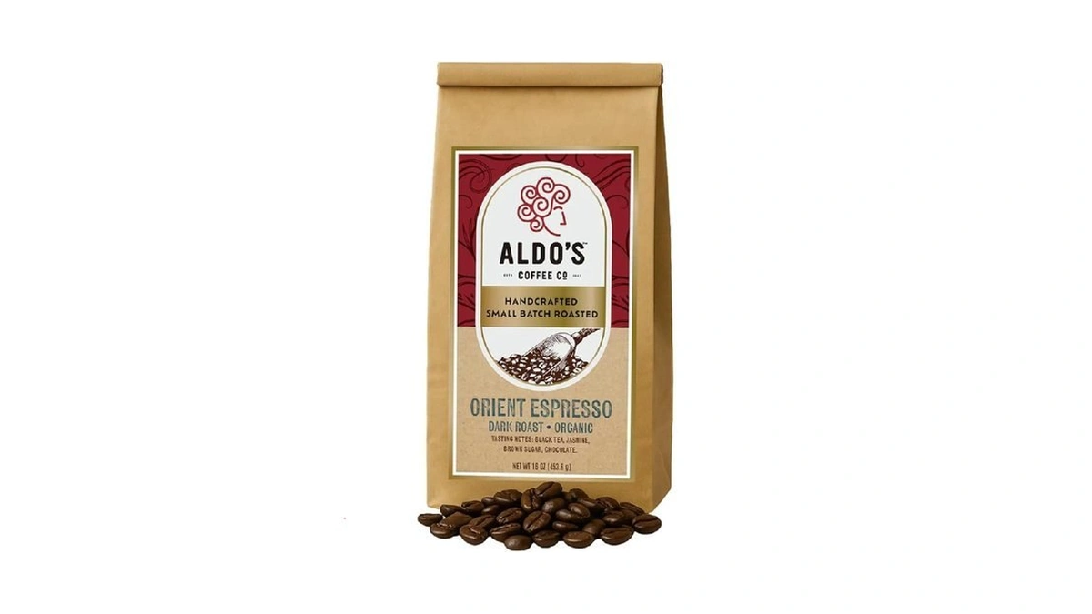 Aldo's Coffee Company Orient Espresso - Organic Dark Roast Whole