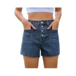 Etosell Womens Jean Shorts High Waisted Button Cute Summer Denim
