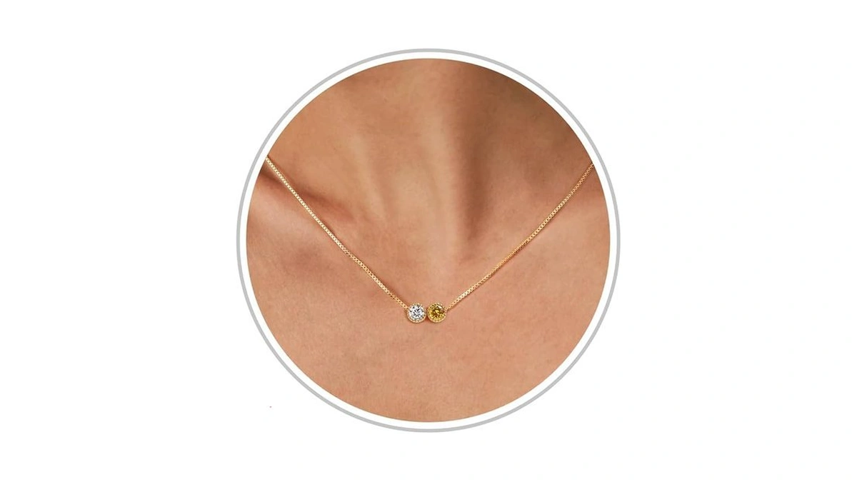 Sistble Mothers Day Gifts For Wife, Birthstone Necklace Gifts For