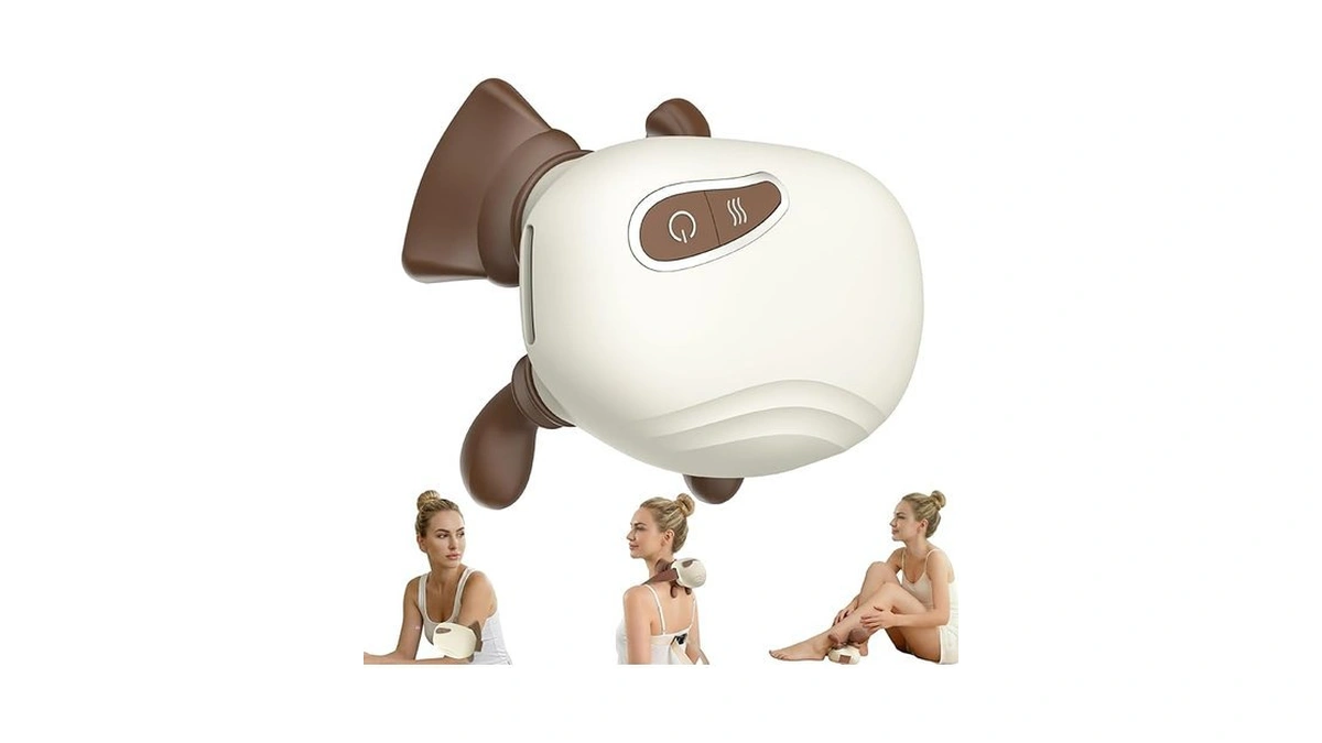 Lideeya 4d Wireless Neck And Shoulder Massager, Bionic Hands Deep