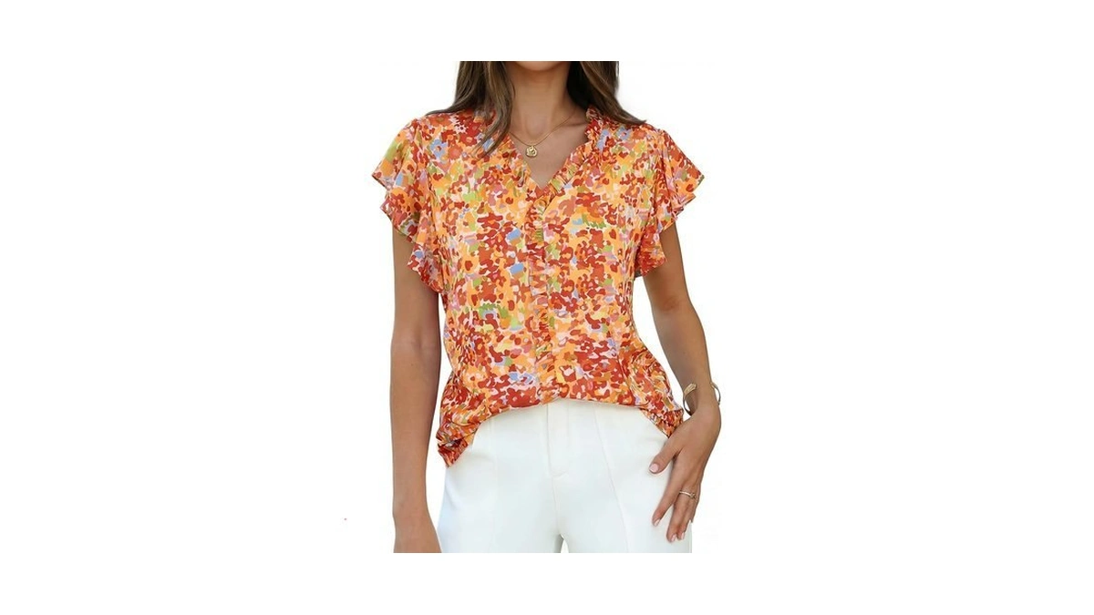 Grace Karin 2026 Boho Tops For Women Dressy Casual,ruffle Sleeve
