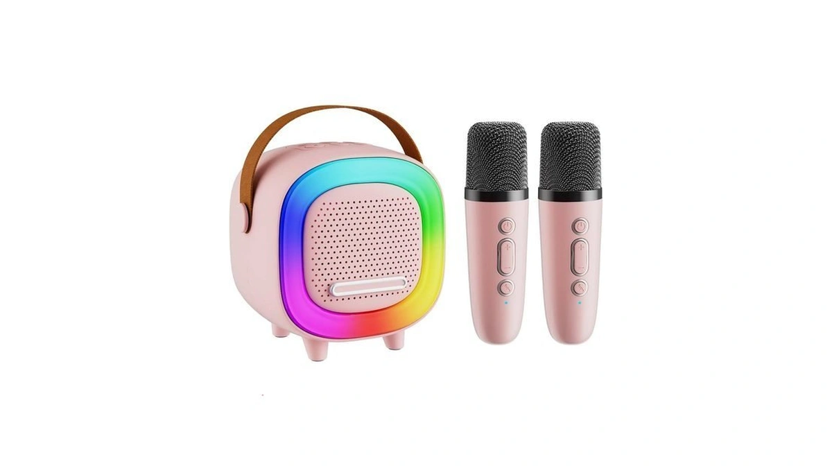Mini Karaoke Machine Speaker For Kids Adults, Portable Bluetooth With