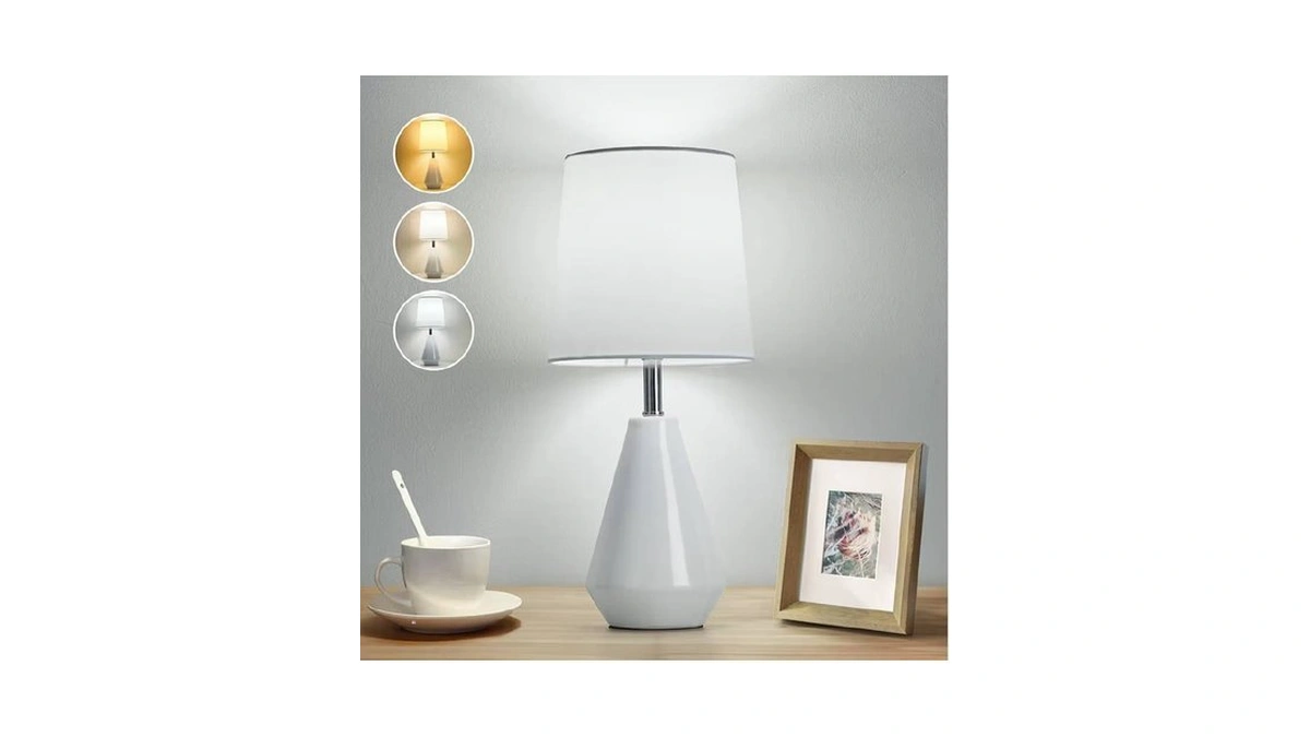 Bdayanx Small Bedside Table Lamp For Bedroom - Reading Desk
