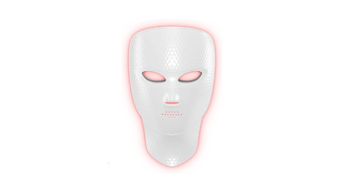 Facego Red Light Mask For Face And Neck, 7+1 Colors