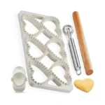 Mumsung Ravioli Maker Press, Ravioli Press Mold Set - Heart