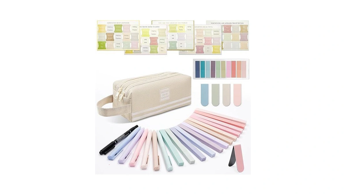 Vienrose Bible Journaling Kit With No Bleed Highlighters & Pens,