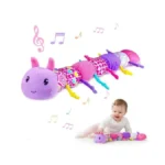 Baby Infant Musical Stuffed Animal Soft Toy With Multi-sensory Crinkle,