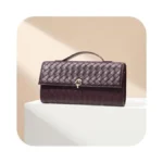 Chunli Dressy Woven Clutch Purses For Women Designer Crossbody Bags