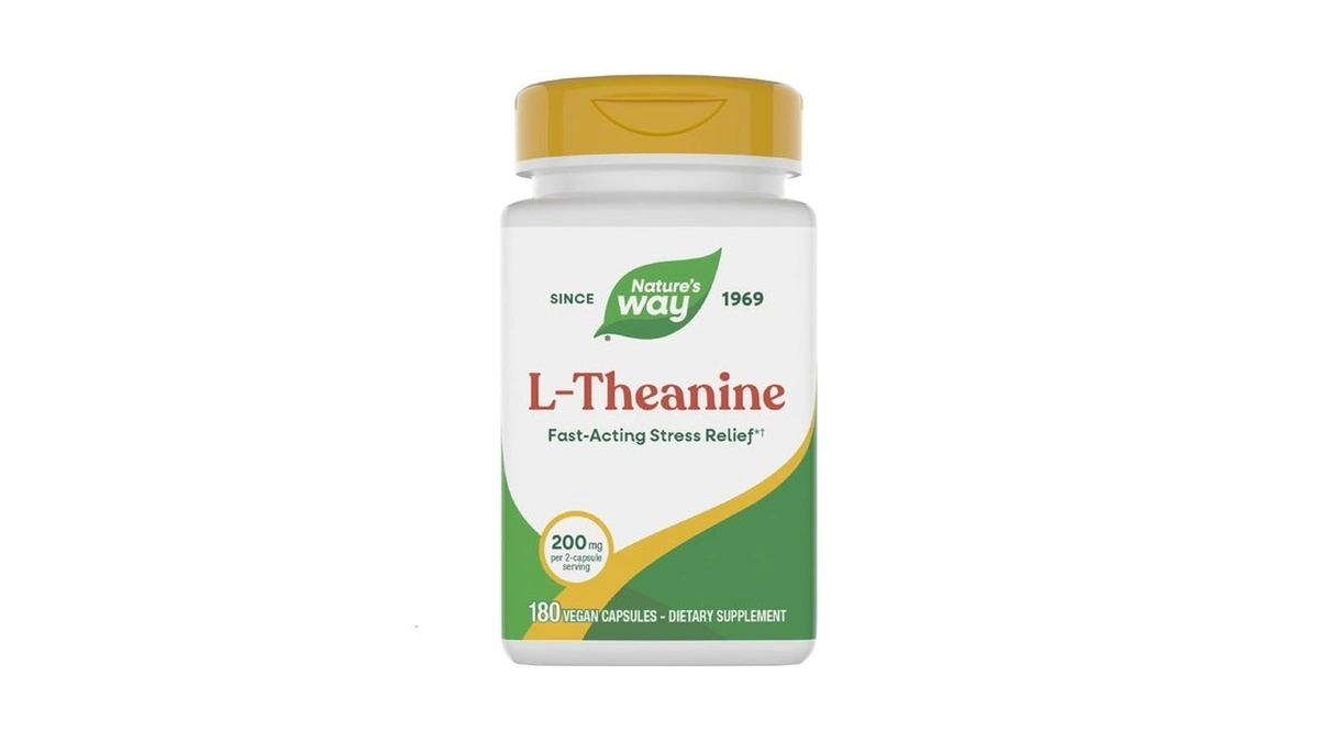 Nature's Way L-theanine, Stress Support*, Promotes Relaxation*, 200 Mg Per