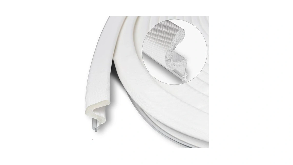 Storystore 20 Ft Weather Stripping Door Seal, Foam Kerf Door