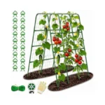 Garden Trellis For Cucumbers, 63” Tall Plant Trellis With 16mm