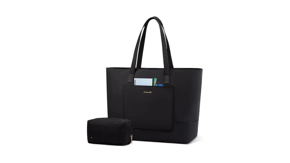 Lovevook Tote Bag For Women, Work Tote With Laptop Compartment
