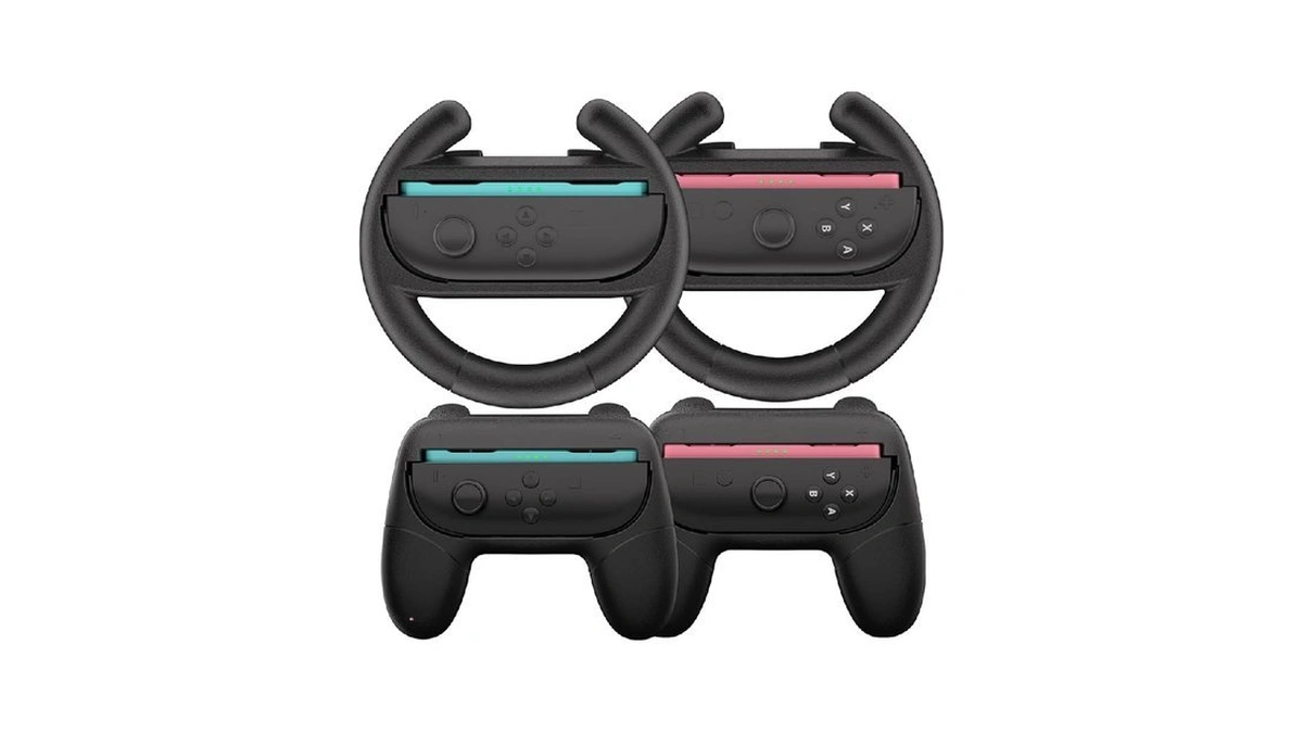 Heystop Switch 2 Joy-con Grip [4-pack], Steering Wheels For Nintendo