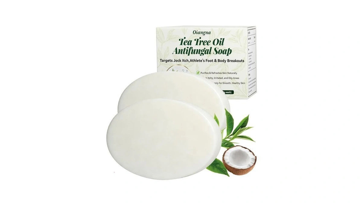 Oiangna Antifungal Soap, Tea Tree Antifungal Soap Bar For Back