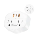 5 In 1 Wall Outlet Extender With Usb & Type-c,