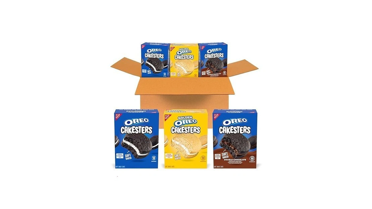 Oreo Cakesters Soft Snack Cakes Variety Pack, 3-5 Count Packs