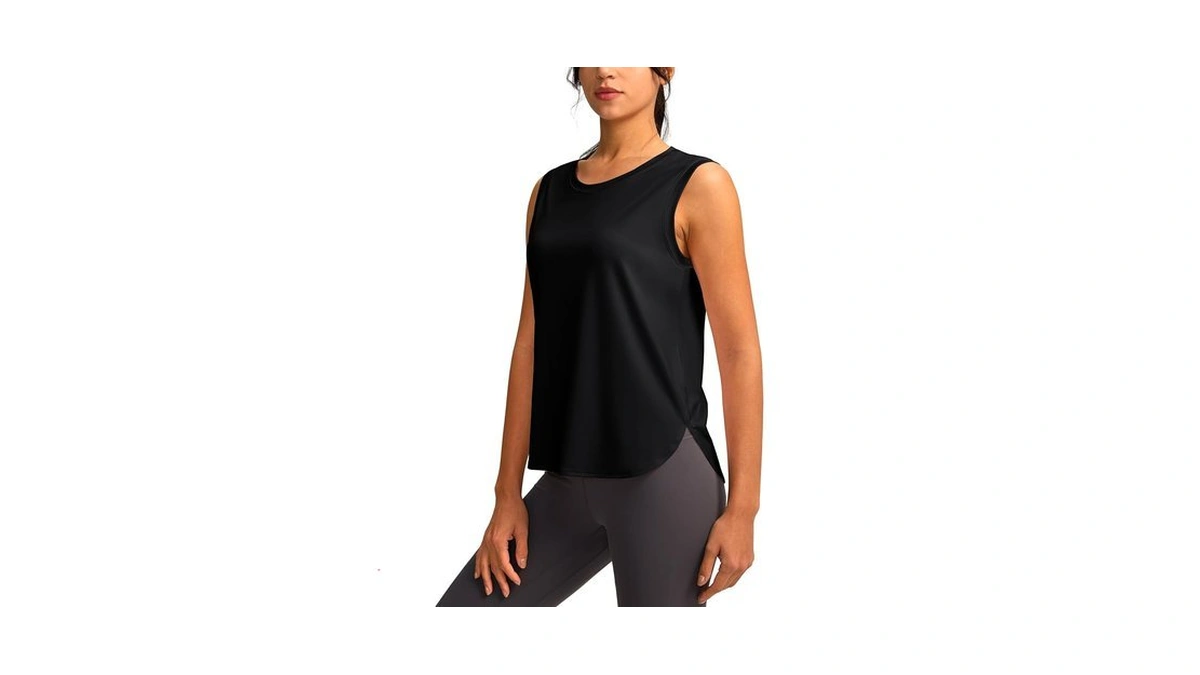 Yyv Women's Workout Tank Tops Lightweight Sleeveless Workout Tops Loose