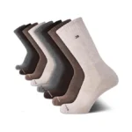 Tommy Hilfiger Mens Crew Socks - 8 Pack Lightweight Cushioned