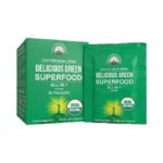 Peak Performance Organic Greens Superfood Powder Single Serve Travel Packets.