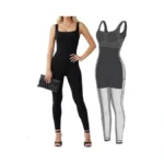 Popilush Jumpsuits For Women Built In Shapewear Tummy Control Bodysuit